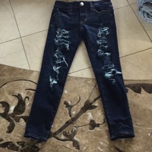 American Eagle Distressed Jeans. Size 00 x-short